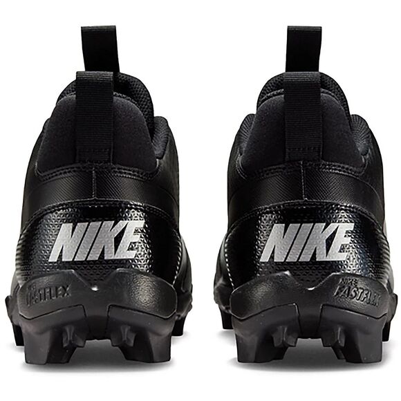 Nike Football Cleats Alpha Menace 4 Shark Black Metallic Silver FN0028-002 Sz 8 main image 3